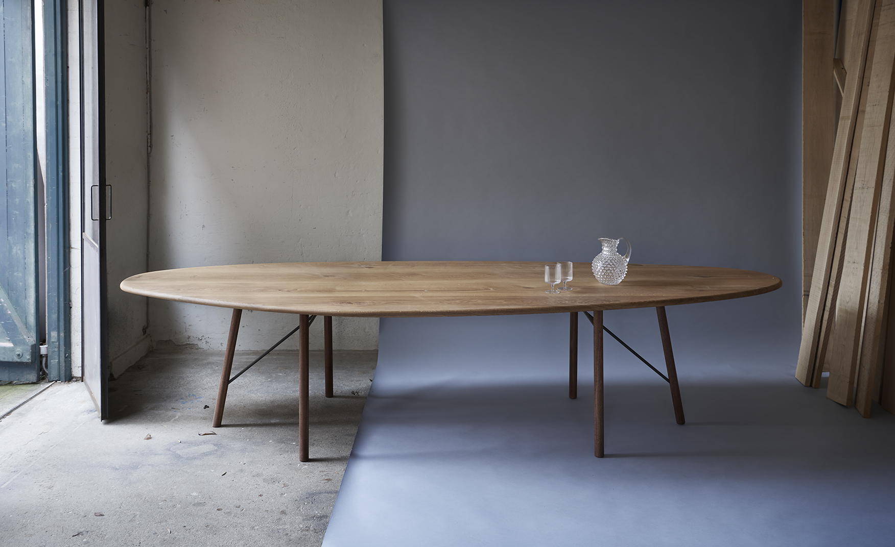 Alai table, designed and my in Denmark by Bessards Studio